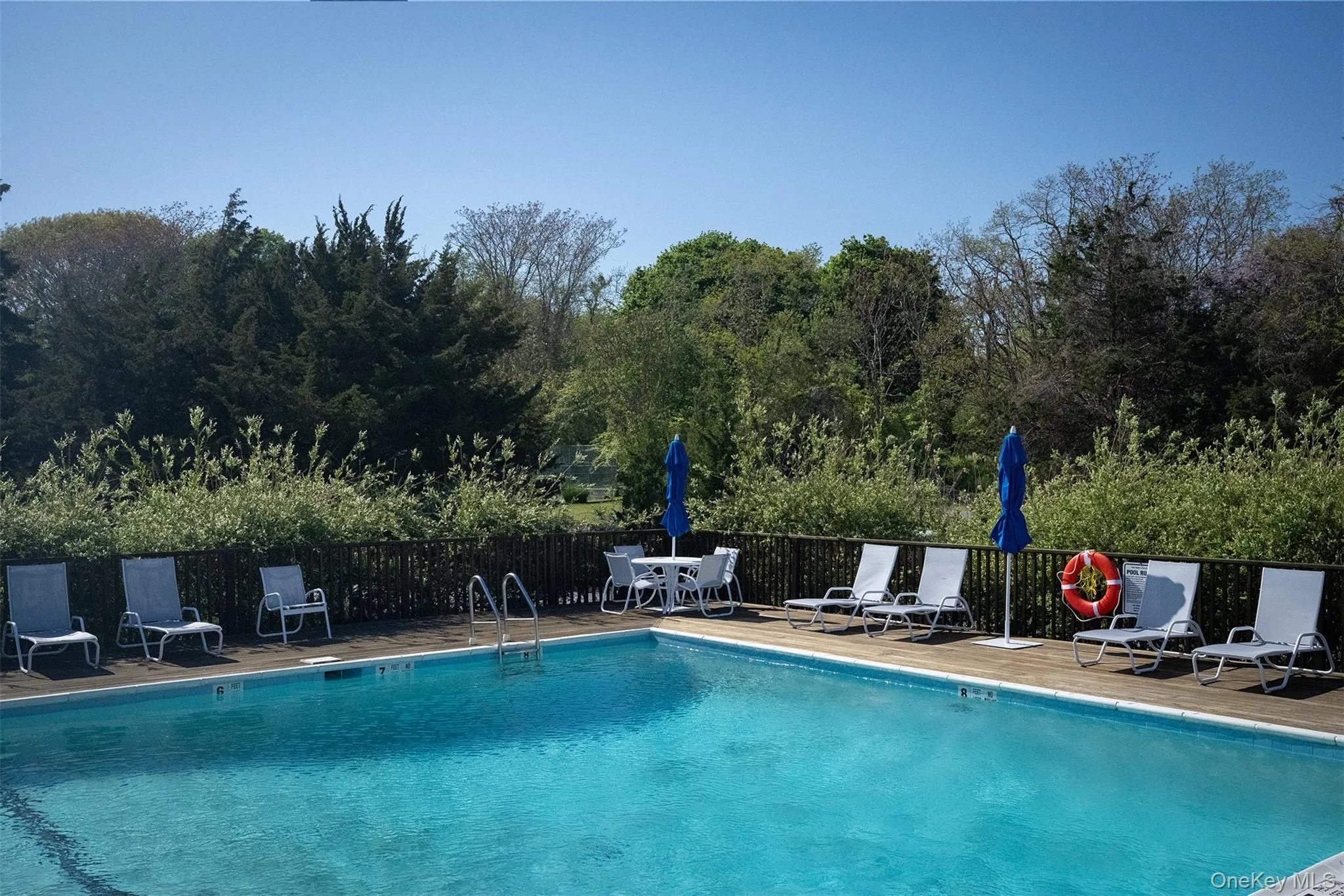 Lots of lounge chairs and umbrellas by the pool if you don't want to be on the beach in Cleaves Point Condos. Lots of lounge chairs and umbrellas by the pool if you don't want to be on the beach in Cleaves Point Condos.