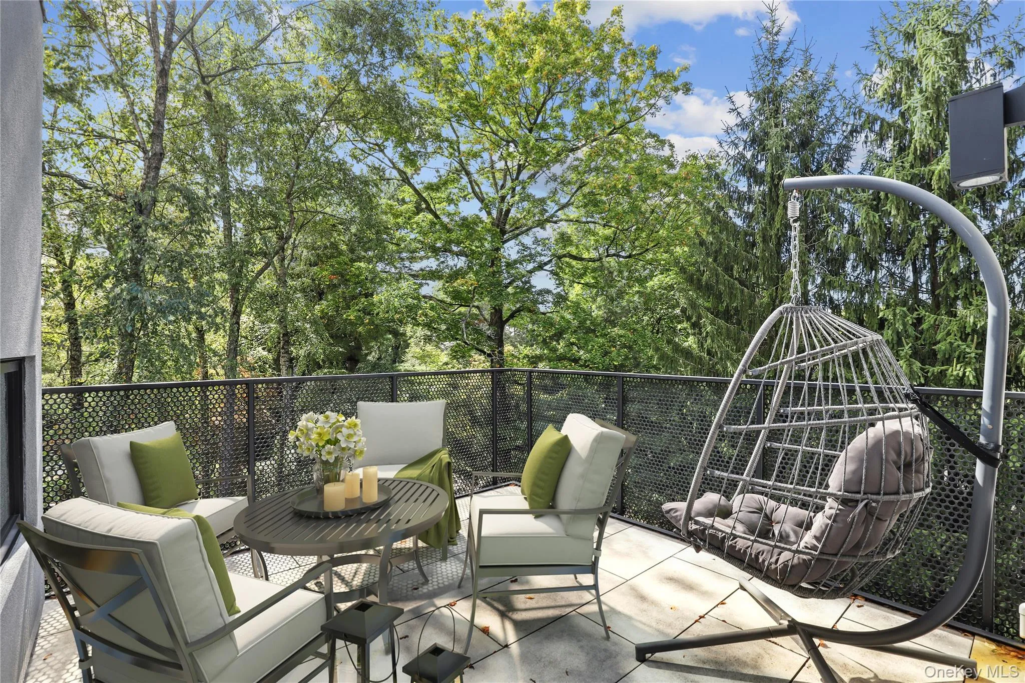 Private Deck – La Cantina Doors access to a serene deck for outdoor lounging. Private Deck – La Cantina Doors access to a serene deck for outdoor lounging.