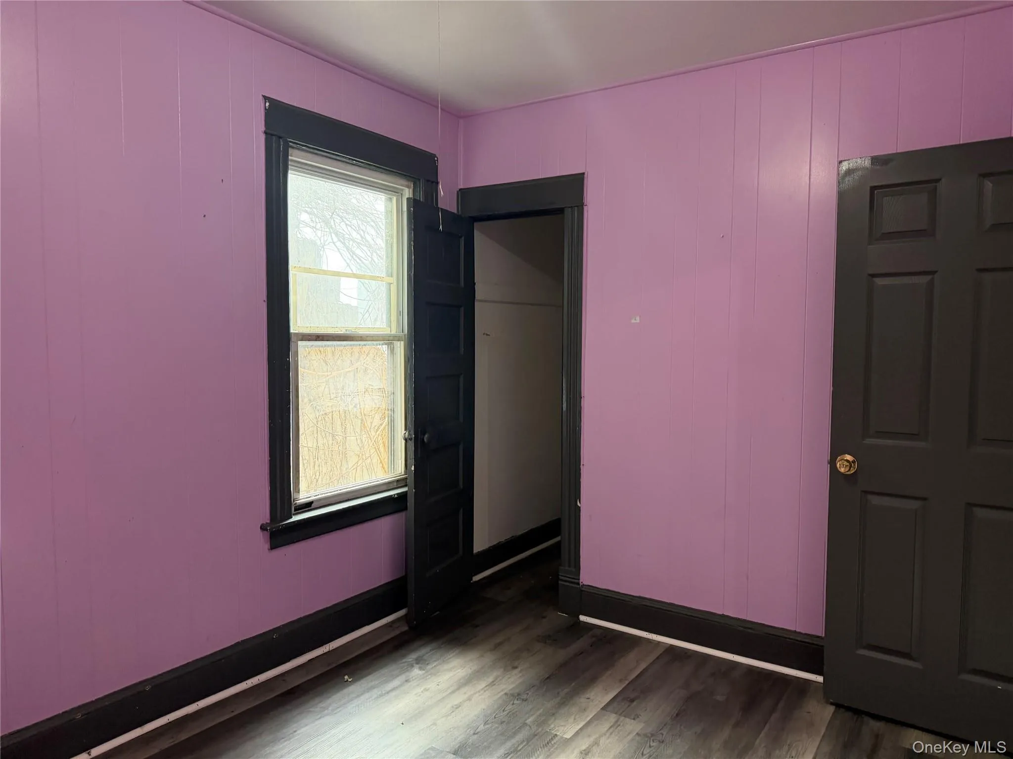 Bedroom #3 with large windows Bedroom #3 with large windows