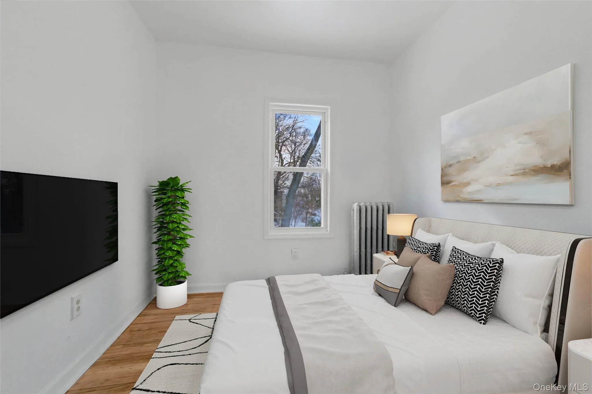 Virtually Staged Well-proportioned bedroom providing space for full furnishings and additional seating if desired. Virtually Staged Well-proportioned bedroom providing space for full furnishings and additional seating if desired.