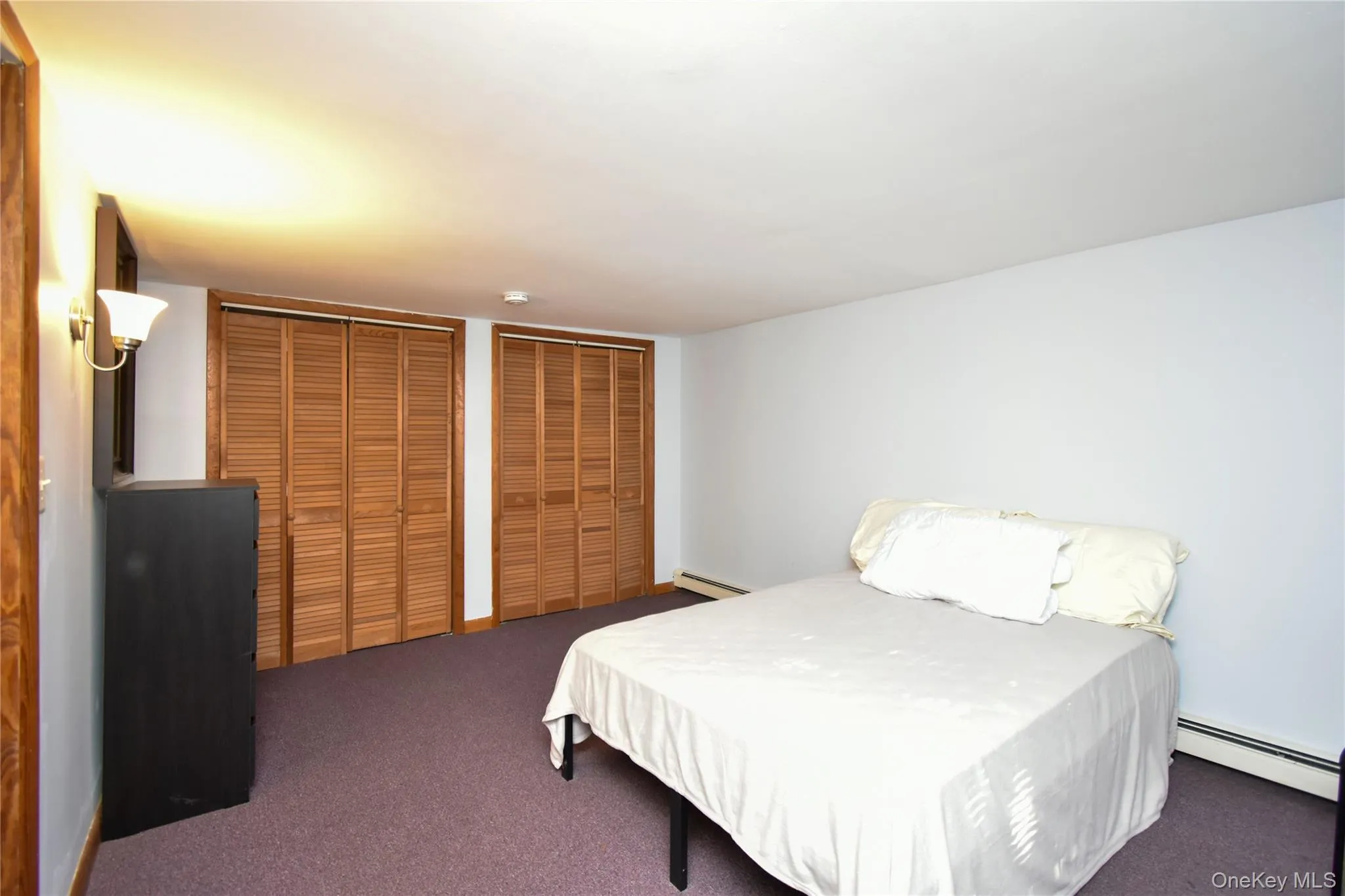 Double closet in the bedroom. Double closet in the bedroom.