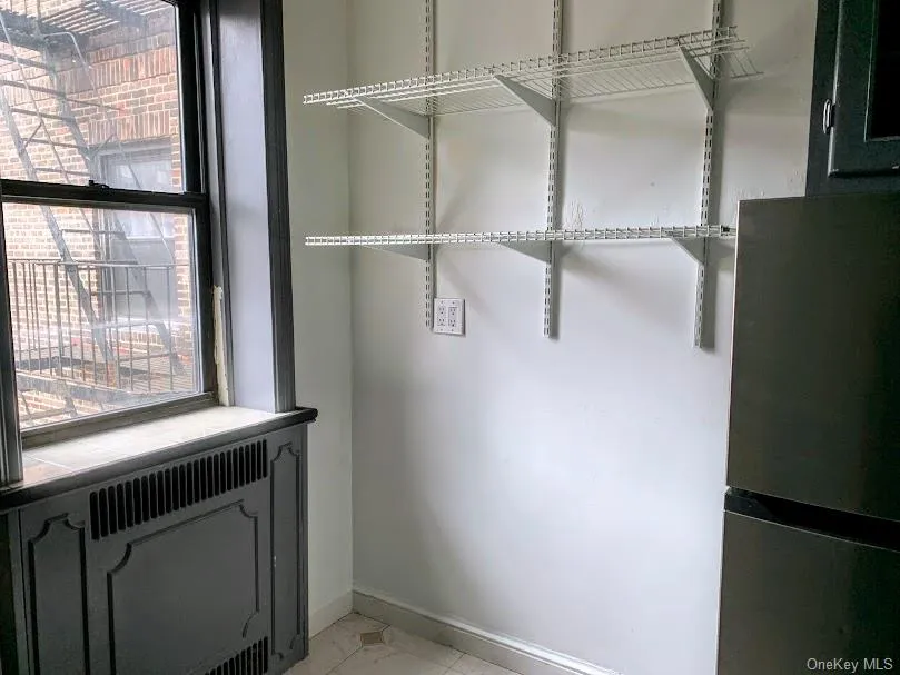 Eat-in Kitchen Table Space & Shelves. Eat-in Kitchen Table Space & Shelves.
