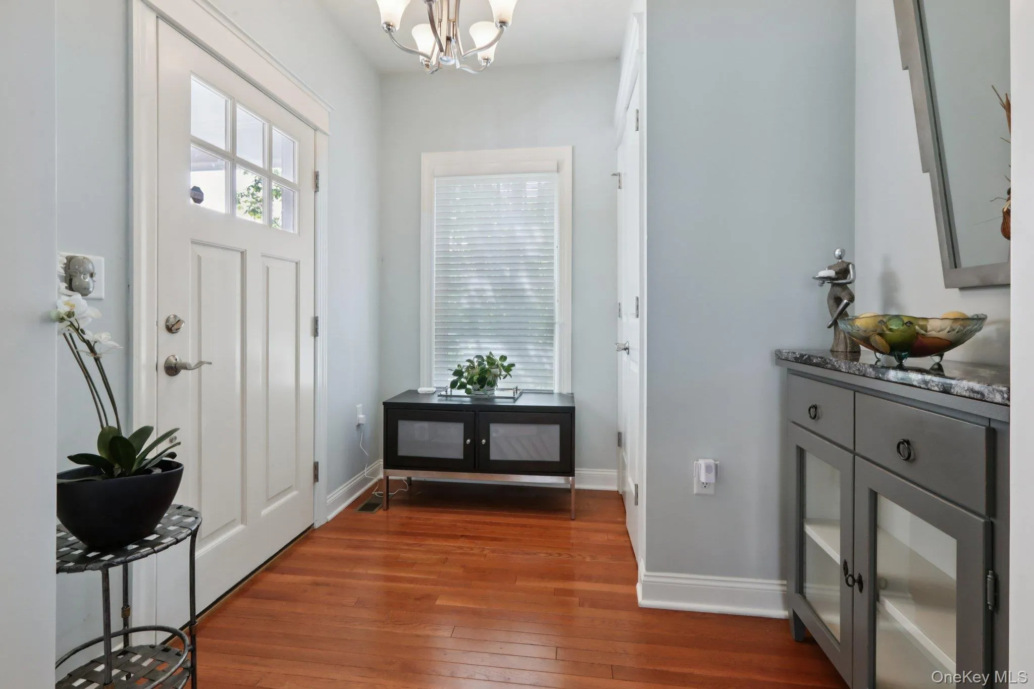 Entrance foyer with closet Entrance foyer with closet