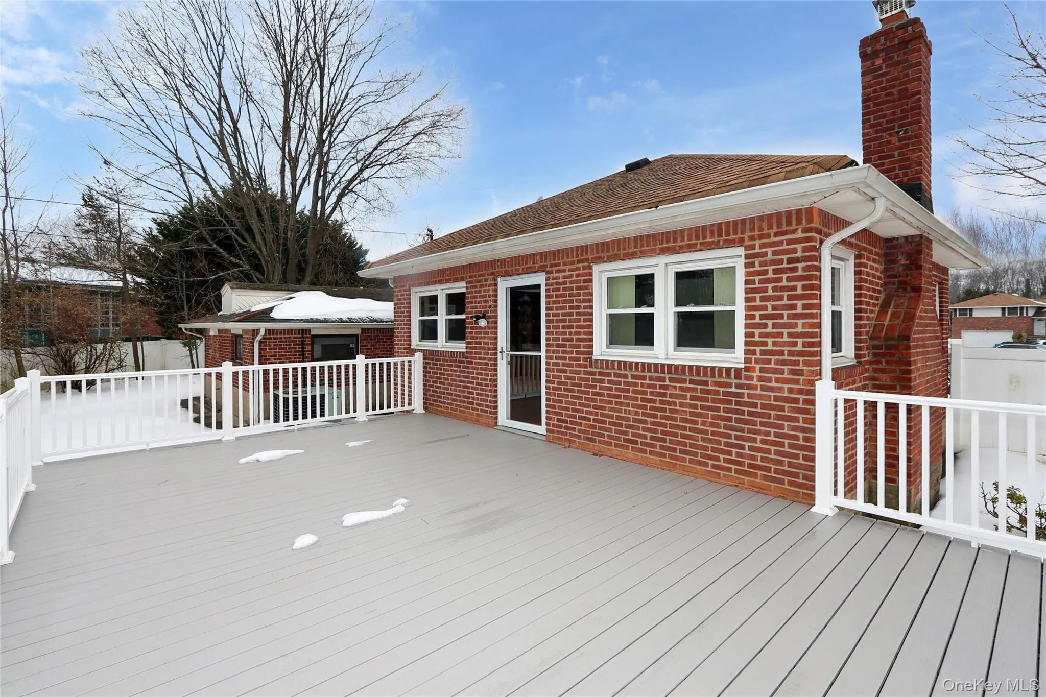 Deck and back of house Deck and back of house