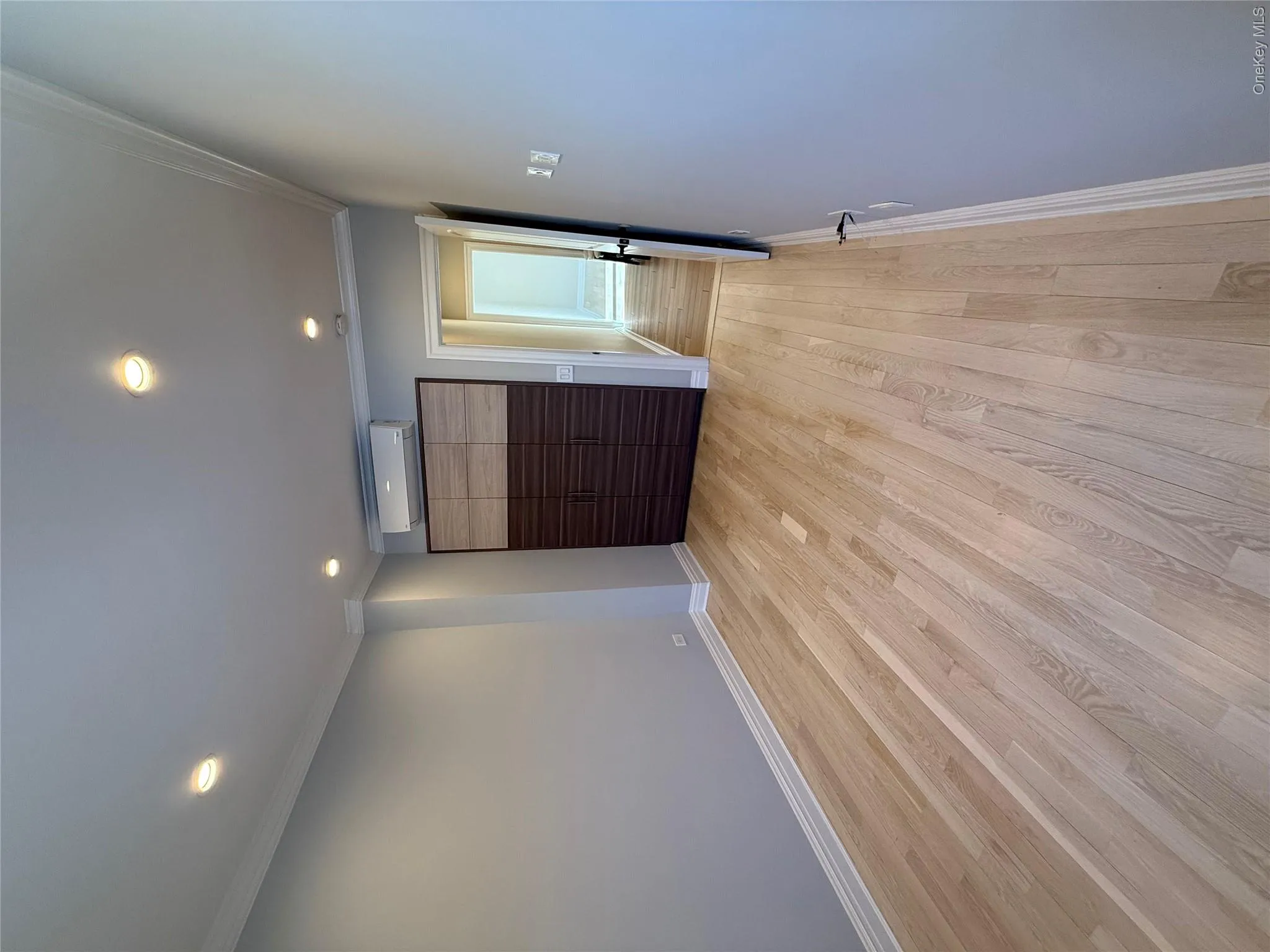 Unfurnished bedroom featuring light wood finished floors, recessed lighting, and crown molding Unfurnished bedroom featuring light wood finished floors, recessed lighting, and crown molding