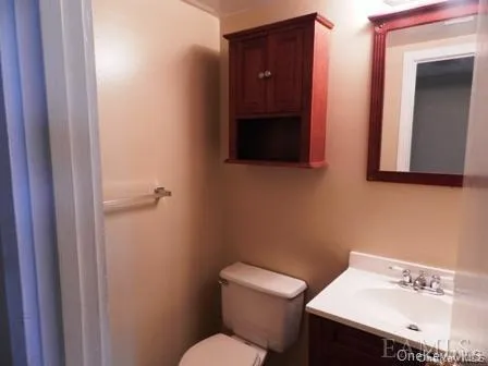 Bathroom with vanity and toilet Bathroom with vanity and toilet