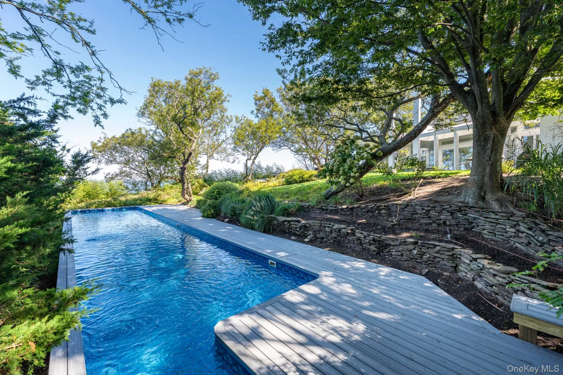 50 foot pool with lanai and expansive deck - private with unobstructed views 50 foot pool with lanai and expansive deck - private with unobstructed views