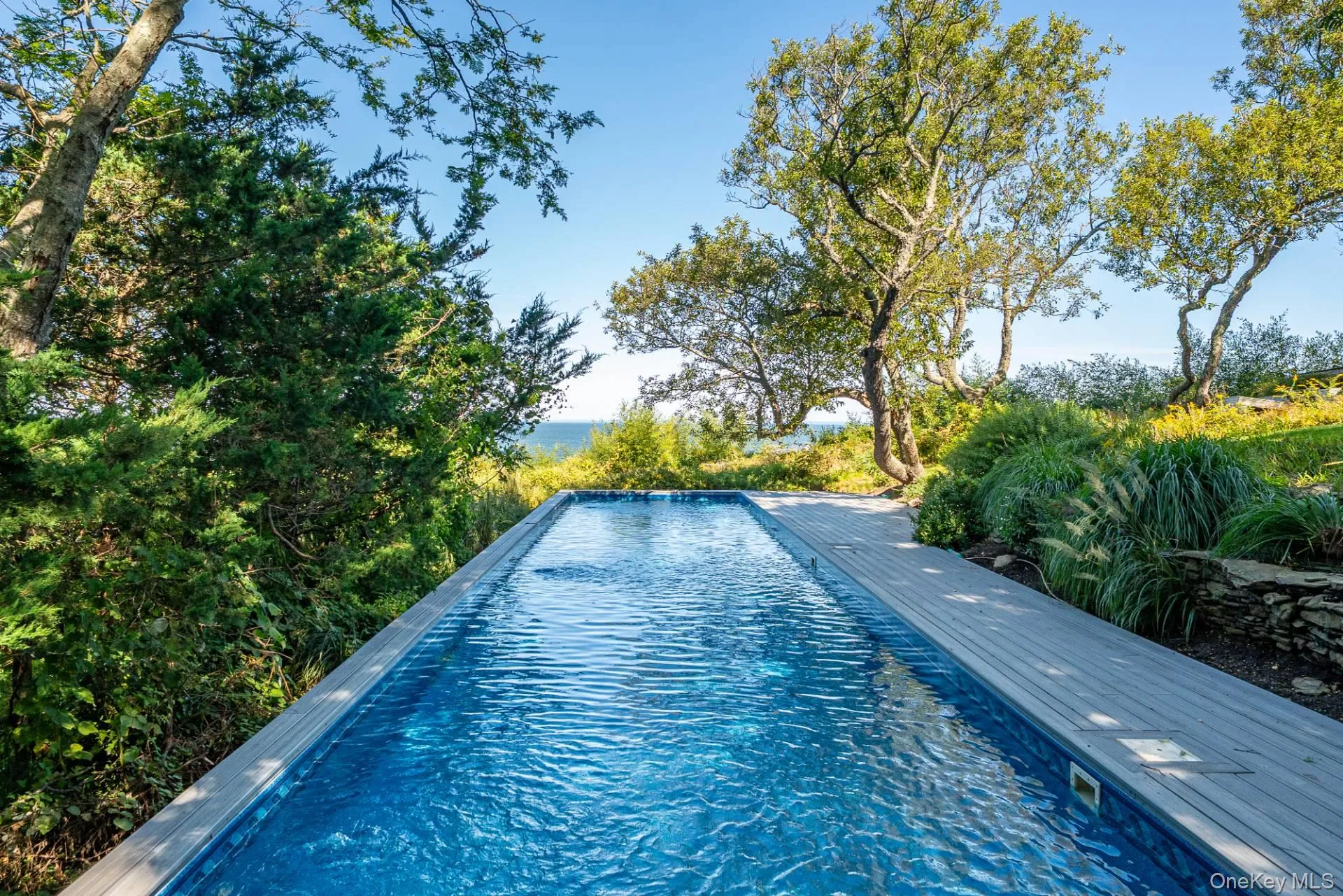 50 foot pool with lanai and expansive deck - private with unobstructed views 50 foot pool with lanai and expansive deck - private with unobstructed views