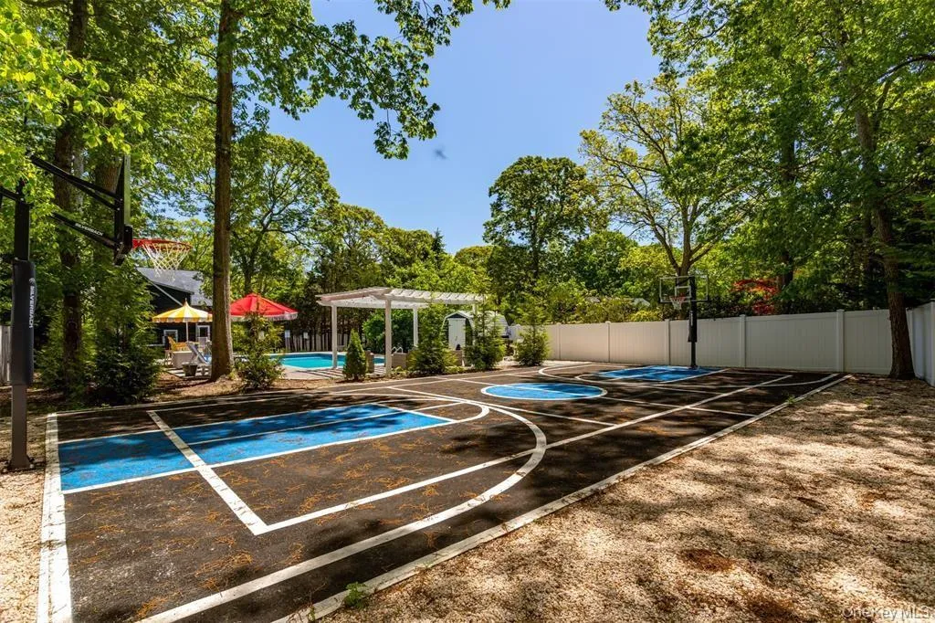 Full basketball/pickle ball court Full basketball/pickle ball court