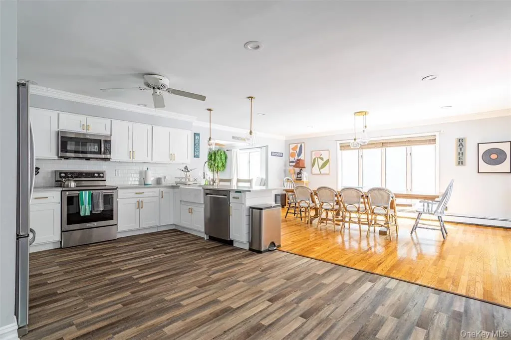 Open kitchen and dining area Open kitchen and dining area