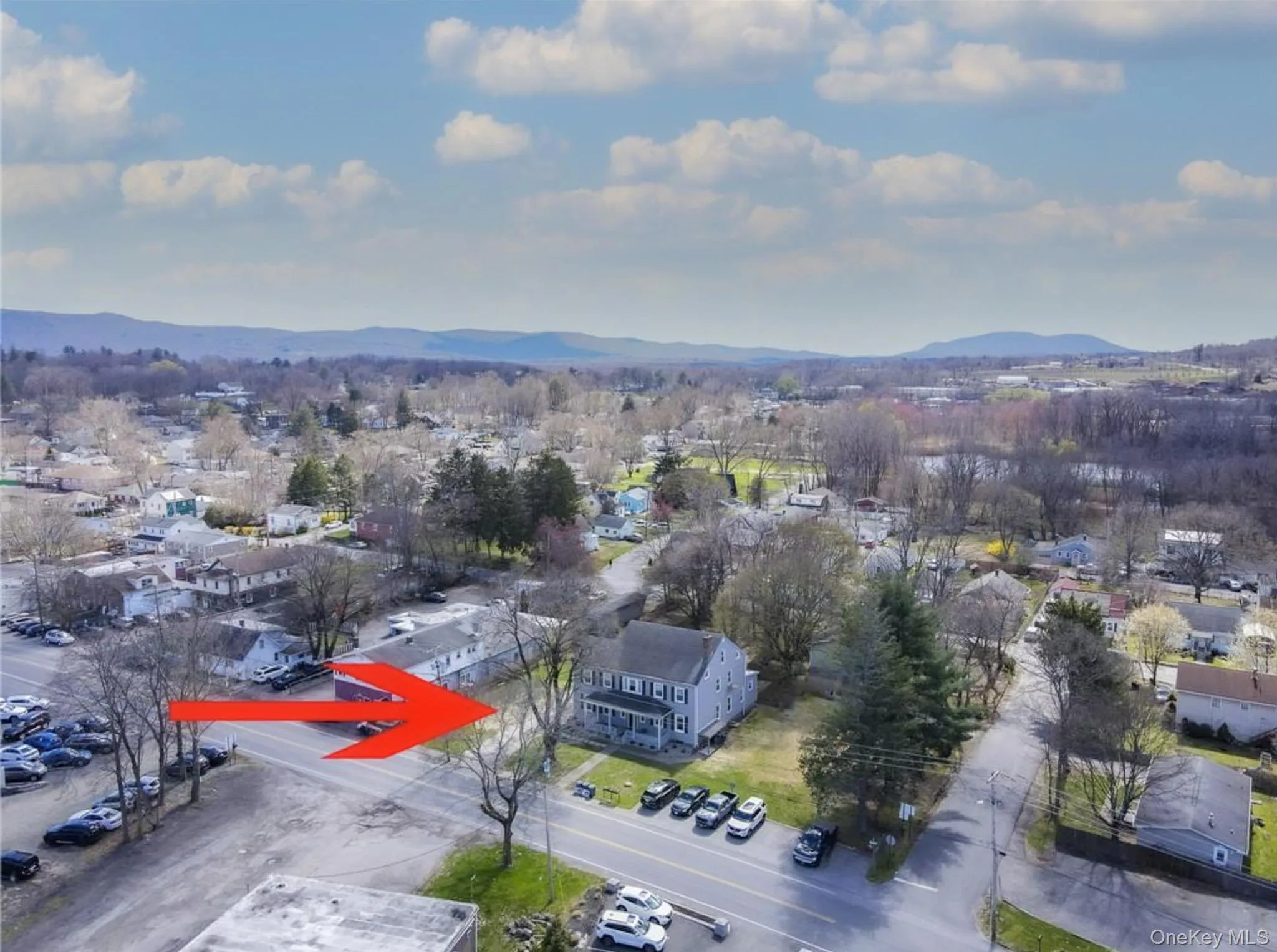 Drone / aerial view featuring a mountain view Drone / aerial view featuring a mountain view