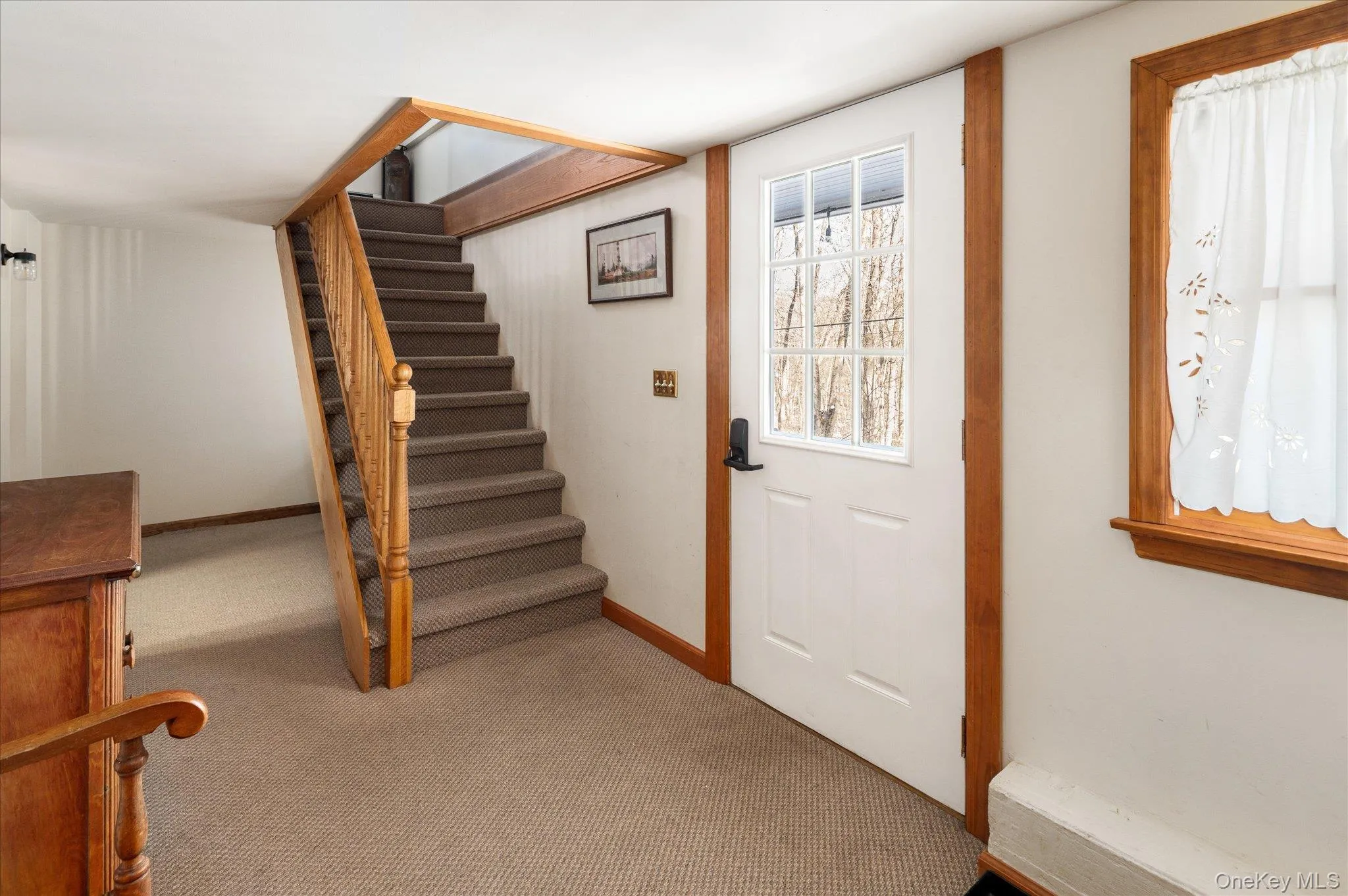 Stairs to second level Stairs to second level
