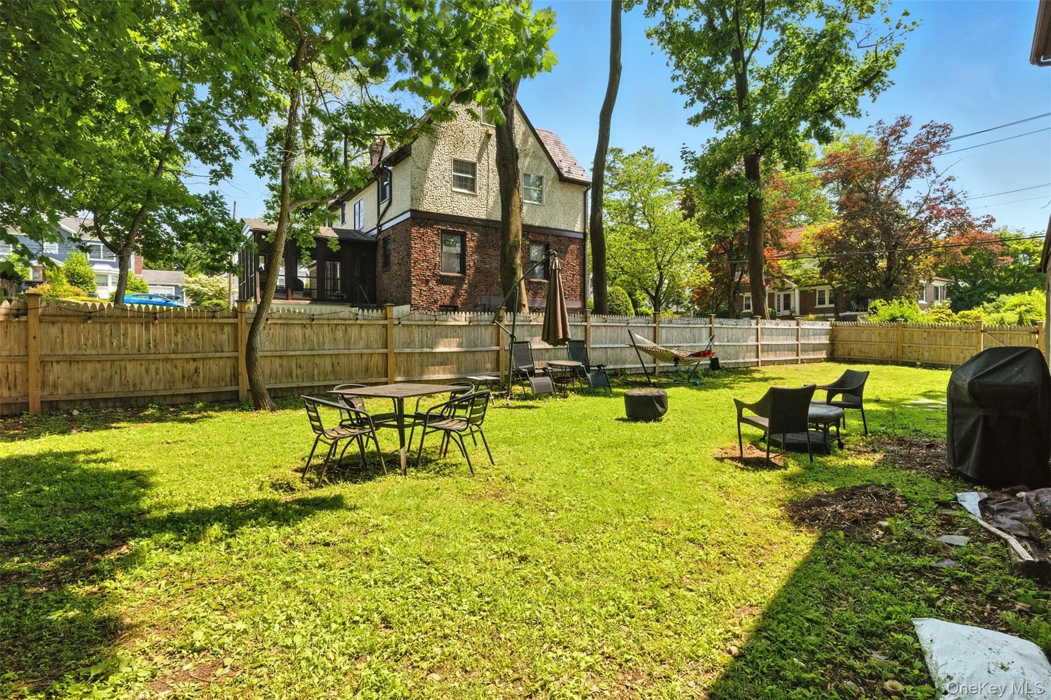 View of fenced backyard View of fenced backyard