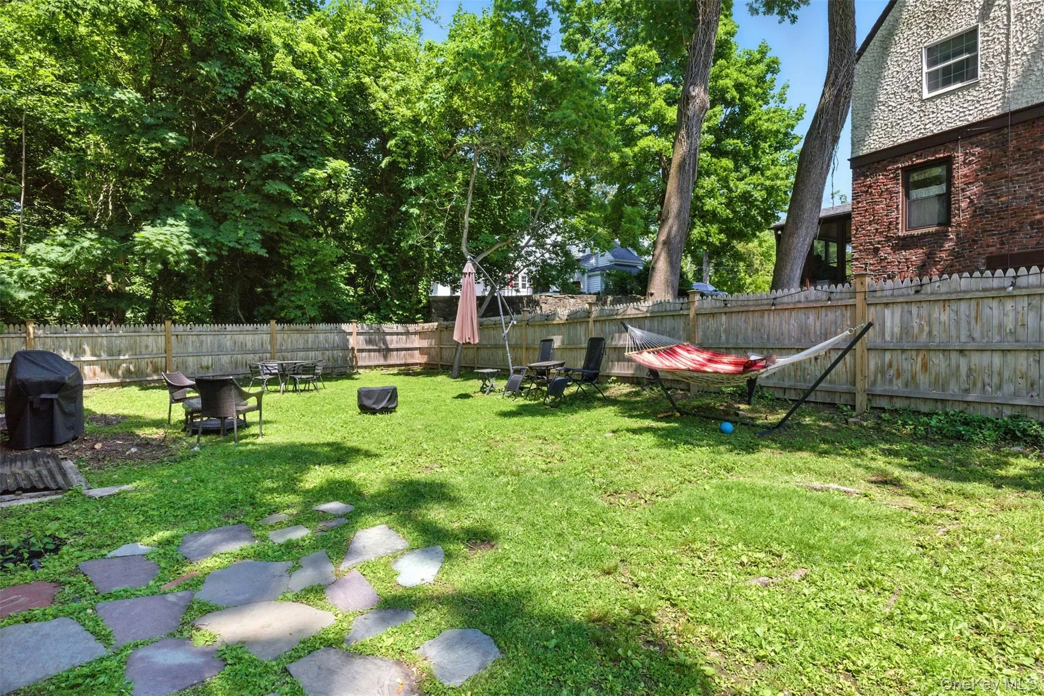 View of fenced backyard View of fenced backyard
