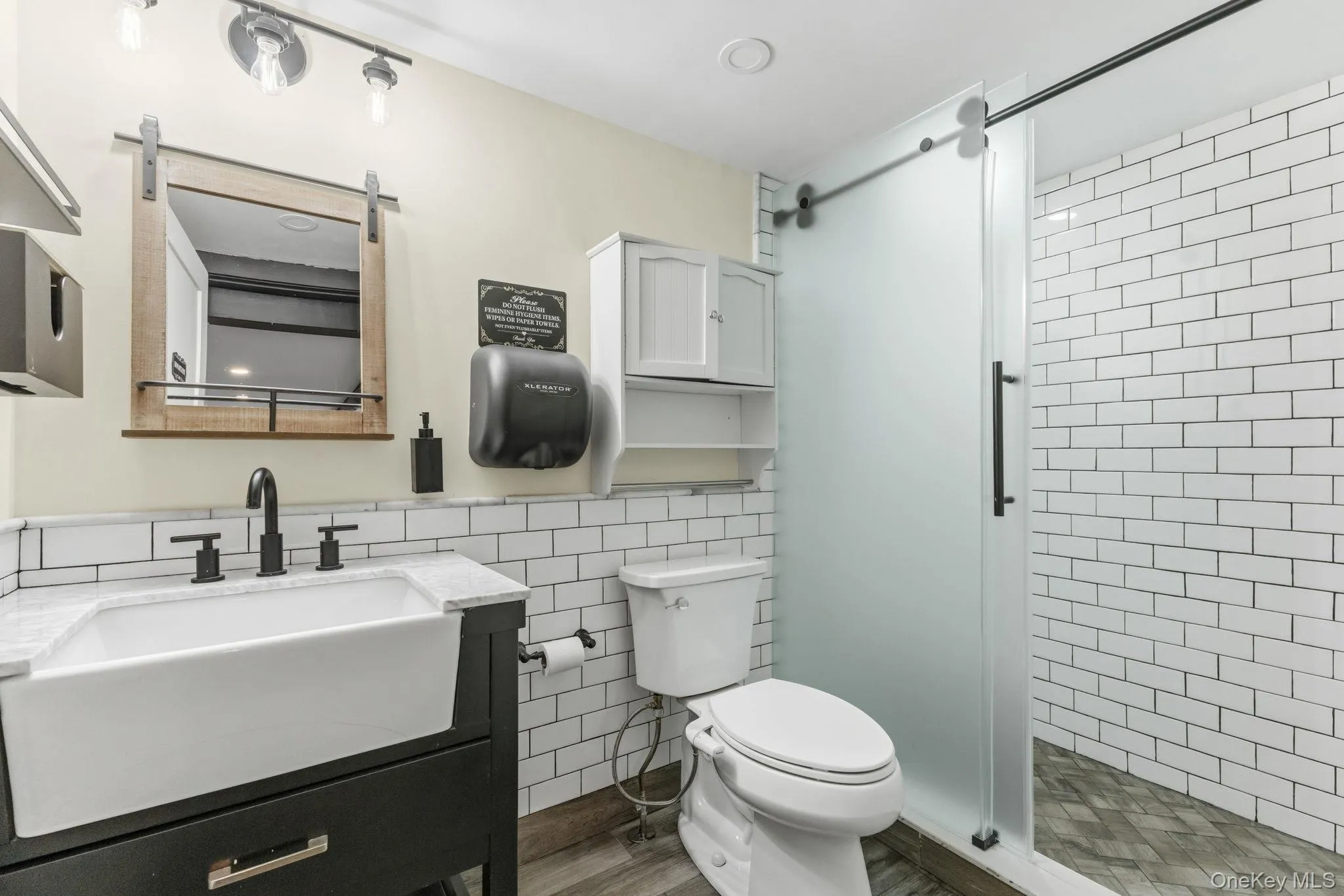 Shared hall bathroom Shared hall bathroom