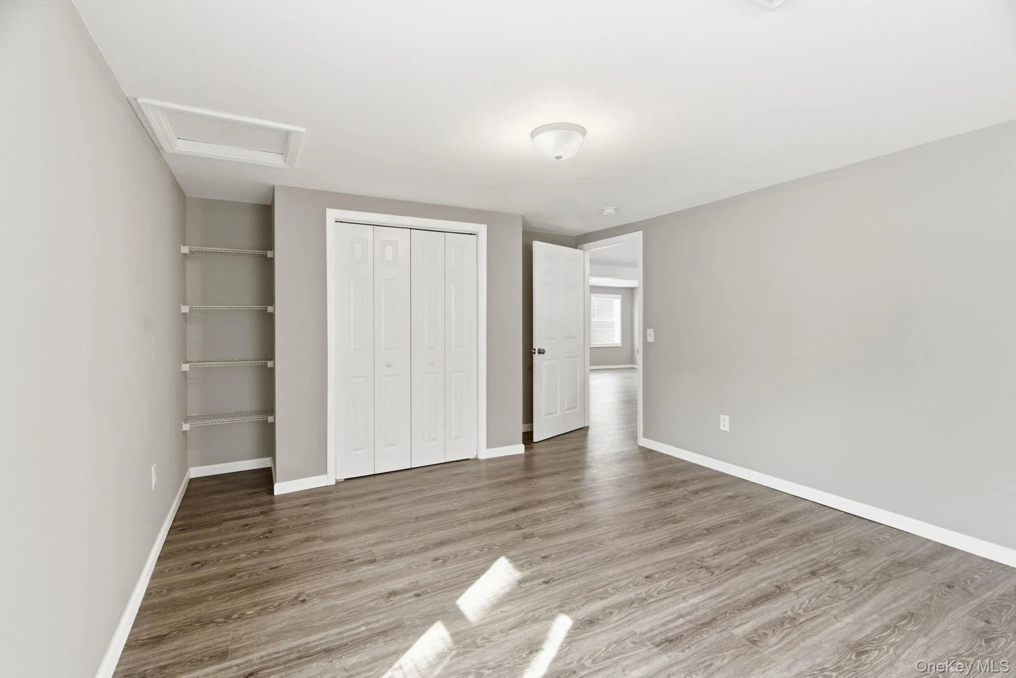 2nd Bedroom with built-in shelves and closet 2nd Bedroom with built-in shelves and closet