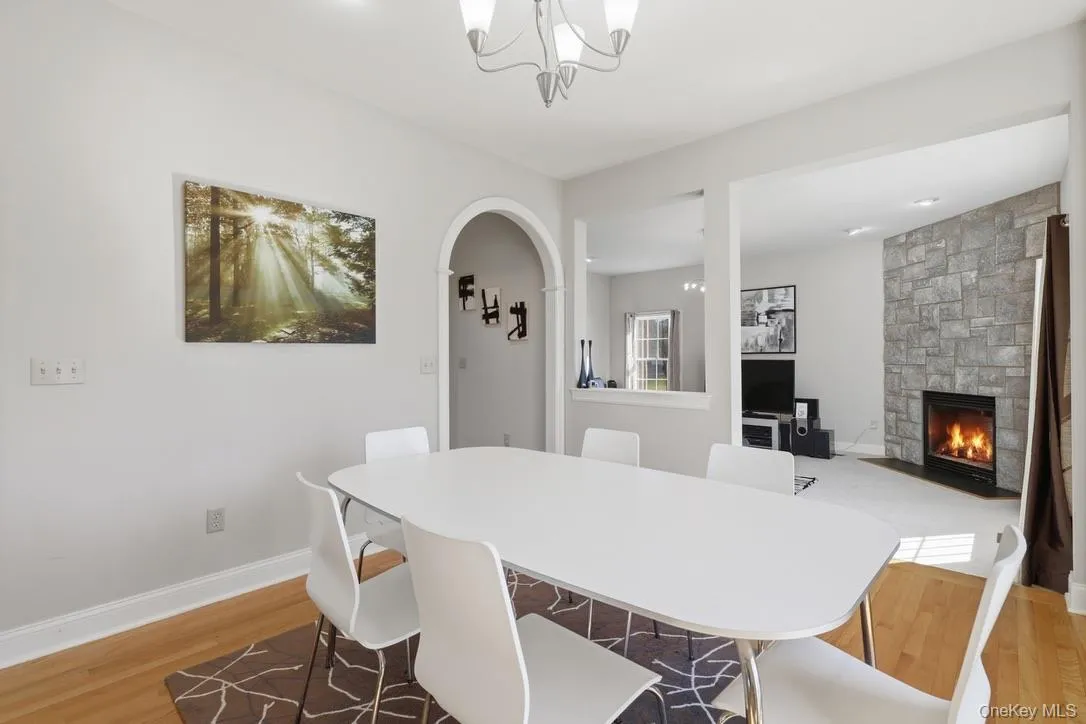 The breakfast area opens to the family room. The breakfast area opens to the family room.