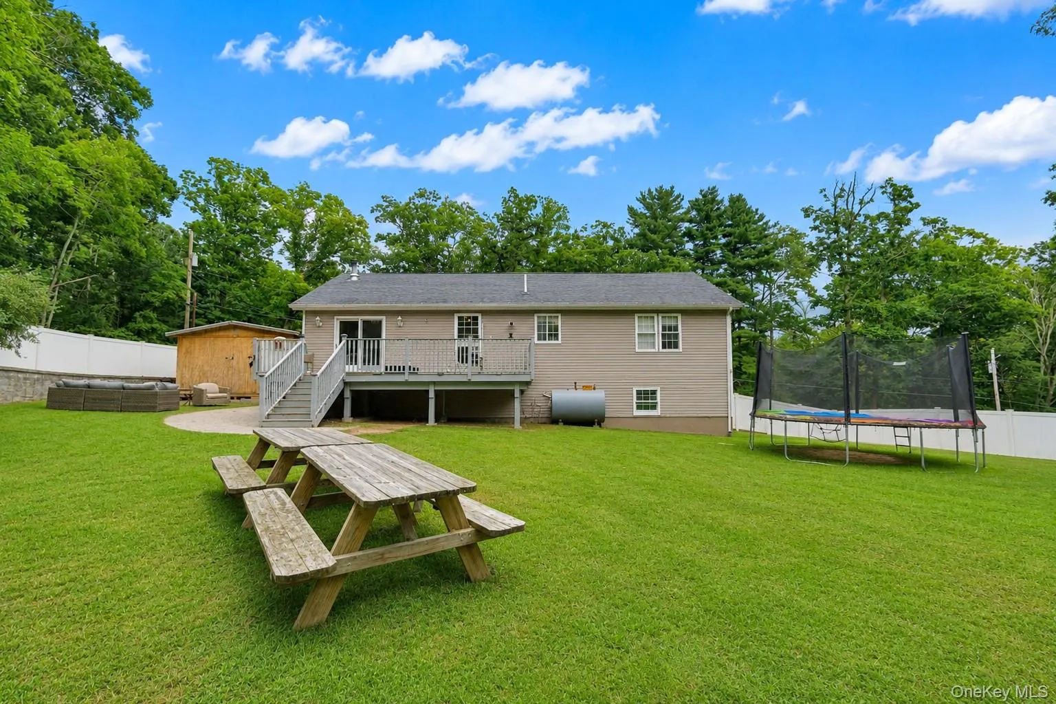 Large, private yard Large, private yard