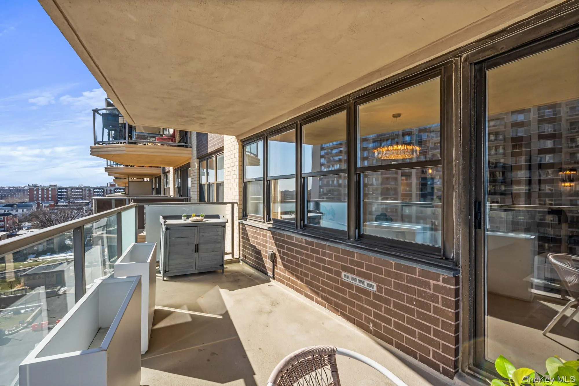 Living Room Balcony with gorgeous views of the sound Living Room Balcony with gorgeous views of the sound
