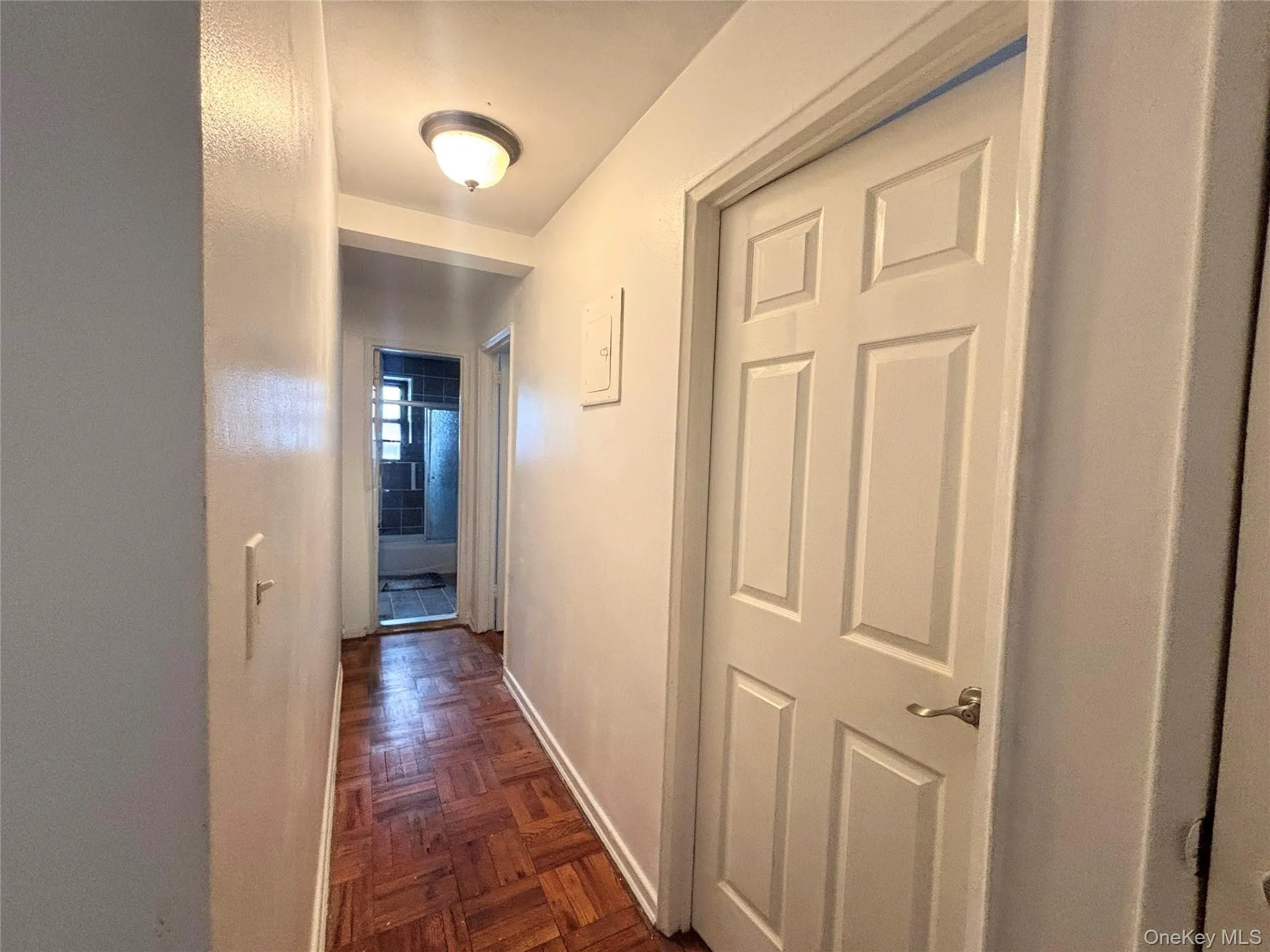 Hallway to bedrooms and hall bathroom. Hallway to bedrooms and hall bathroom.