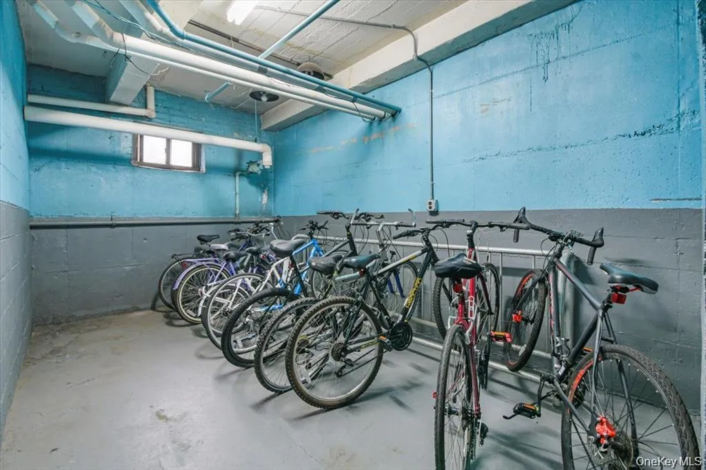 Bike room. Bike room.