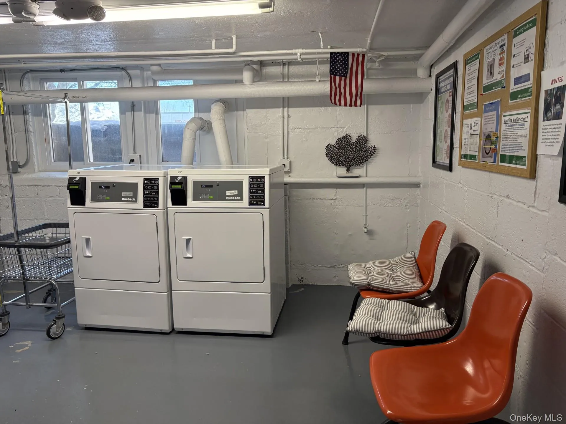 Common laundry in the basement. Common laundry in the basement.