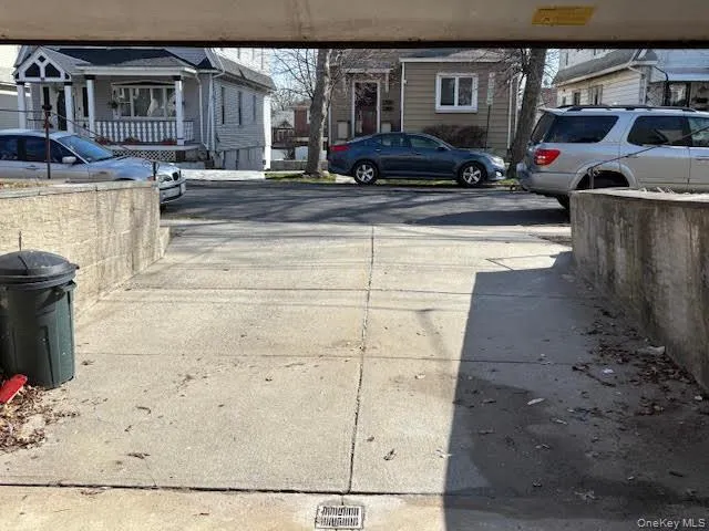 Driveway view from garage. Driveway view from garage.