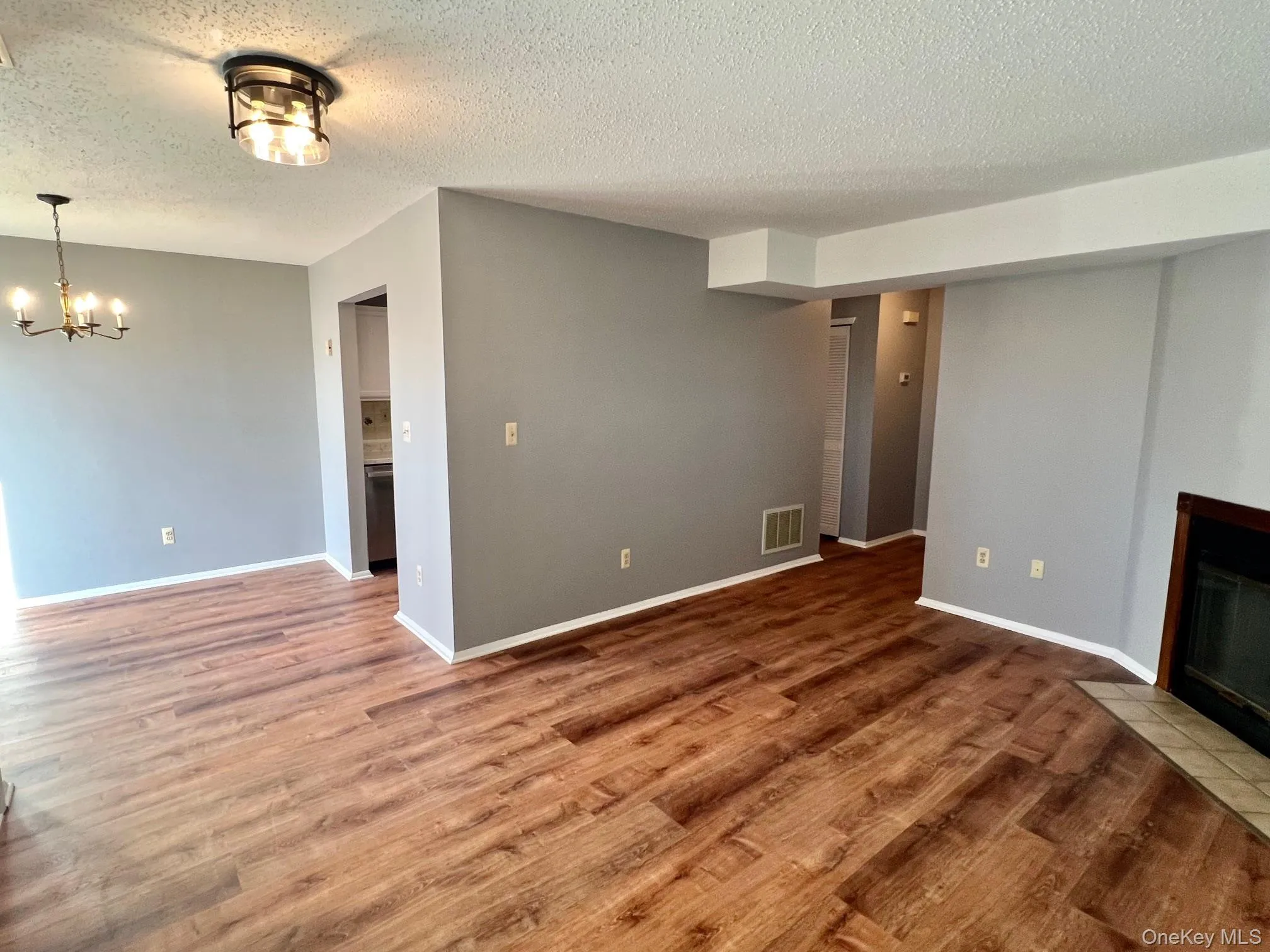 Living room and a dining room off the kitchen Living room and a dining room off the kitchen