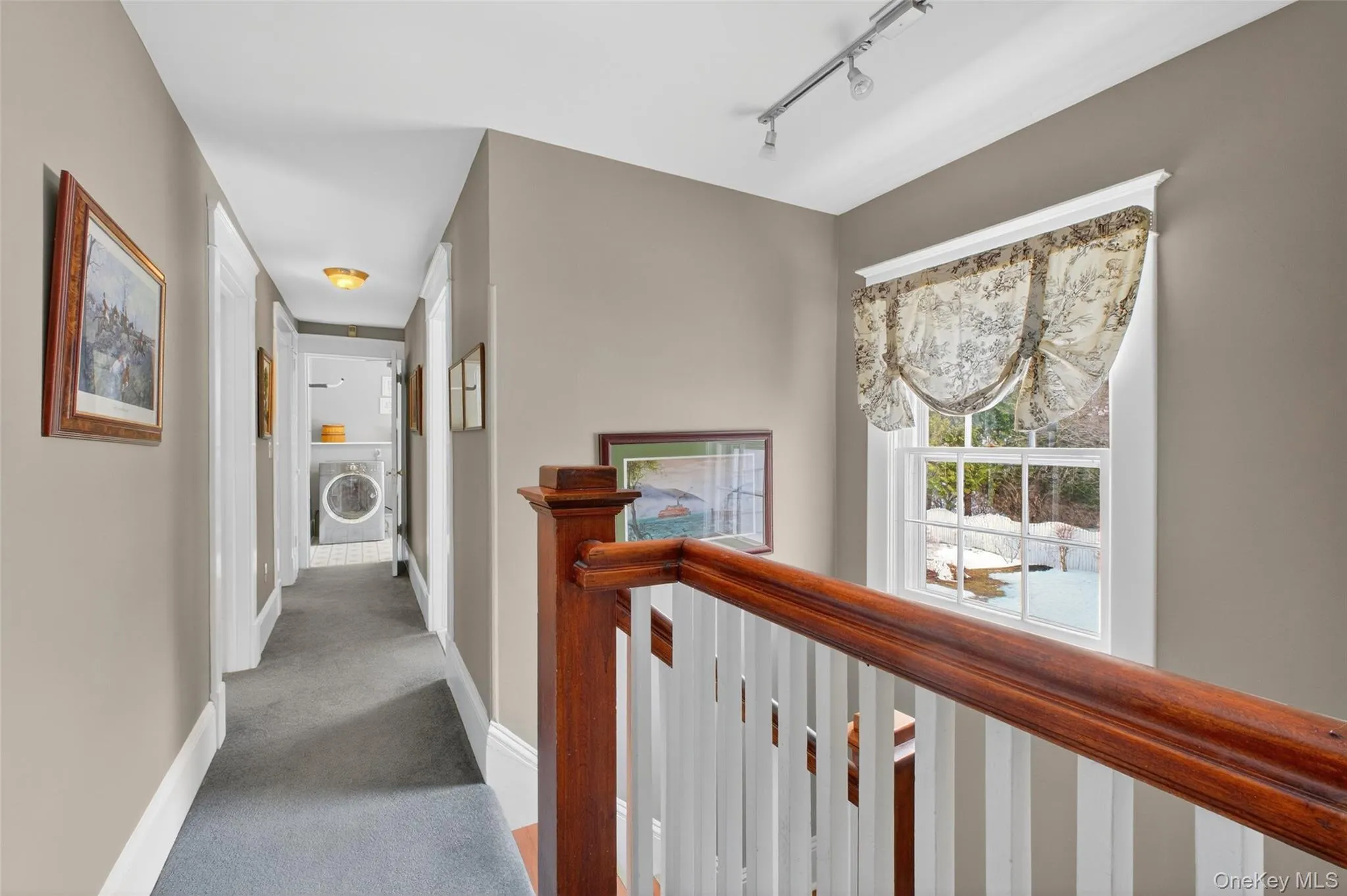 Guest suite with separate staircase leading to butler's pantry Guest suite with separate staircase leading to butler's pantry