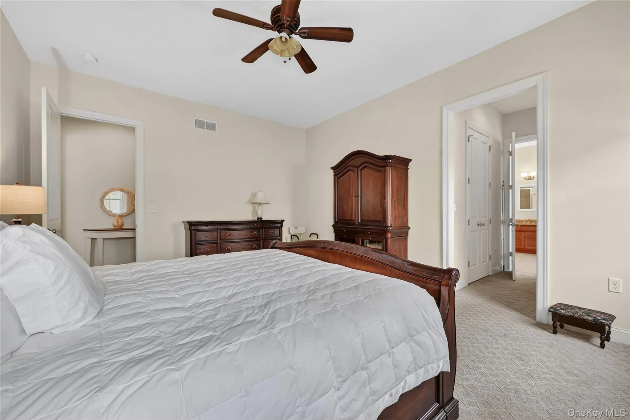 First floor primary suite designed for comfort and privacy. First floor primary suite designed for comfort and privacy.