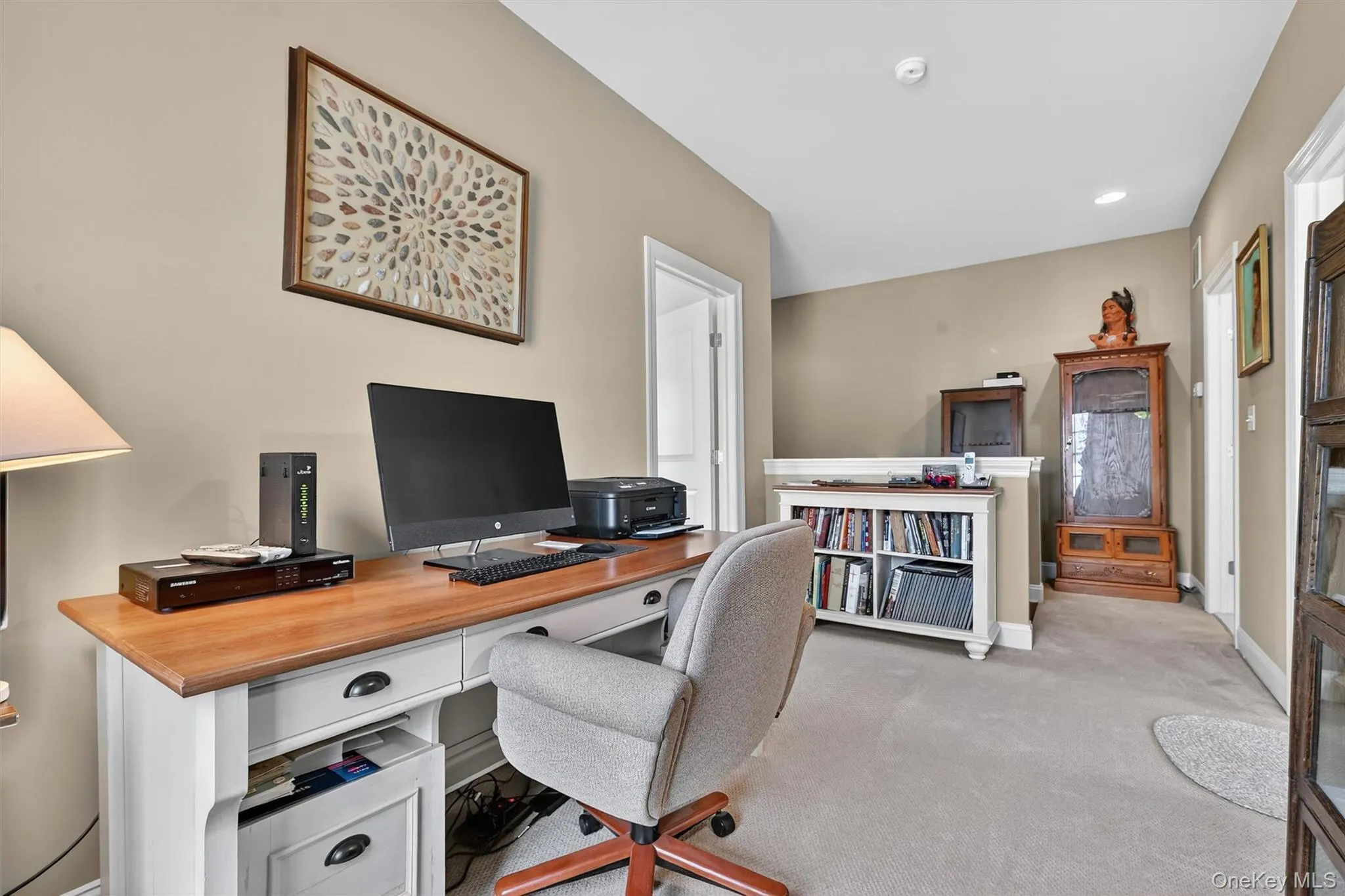 Flexible second-floor space perfect for guests, hobbies, or a home office. Flexible second-floor space perfect for guests, hobbies, or a home office.