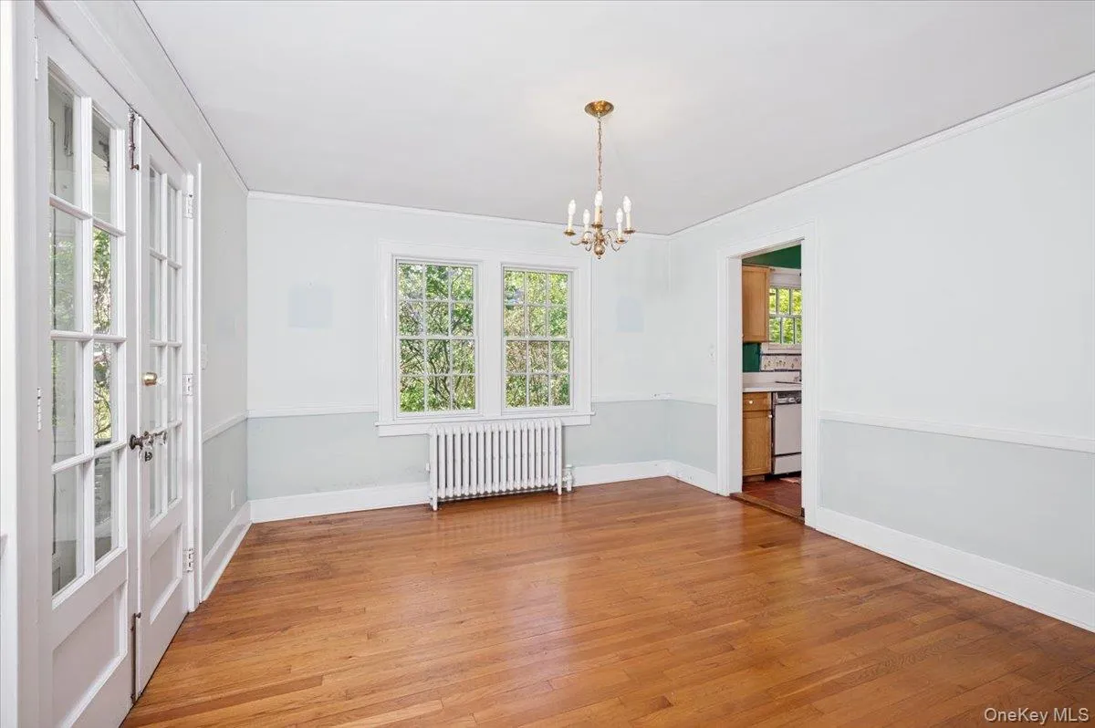 Dining room with hardwood floors Dining room with hardwood floors