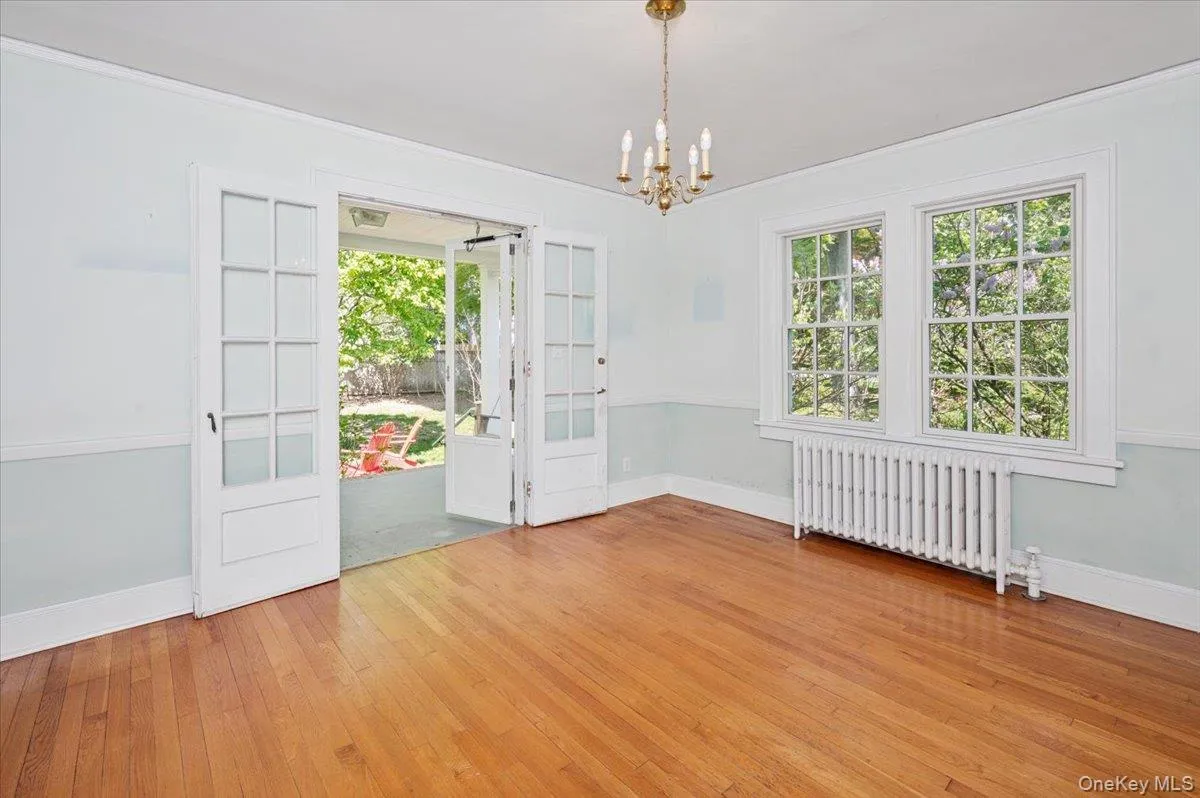Dining room with hardwood floors Dining room with hardwood floors