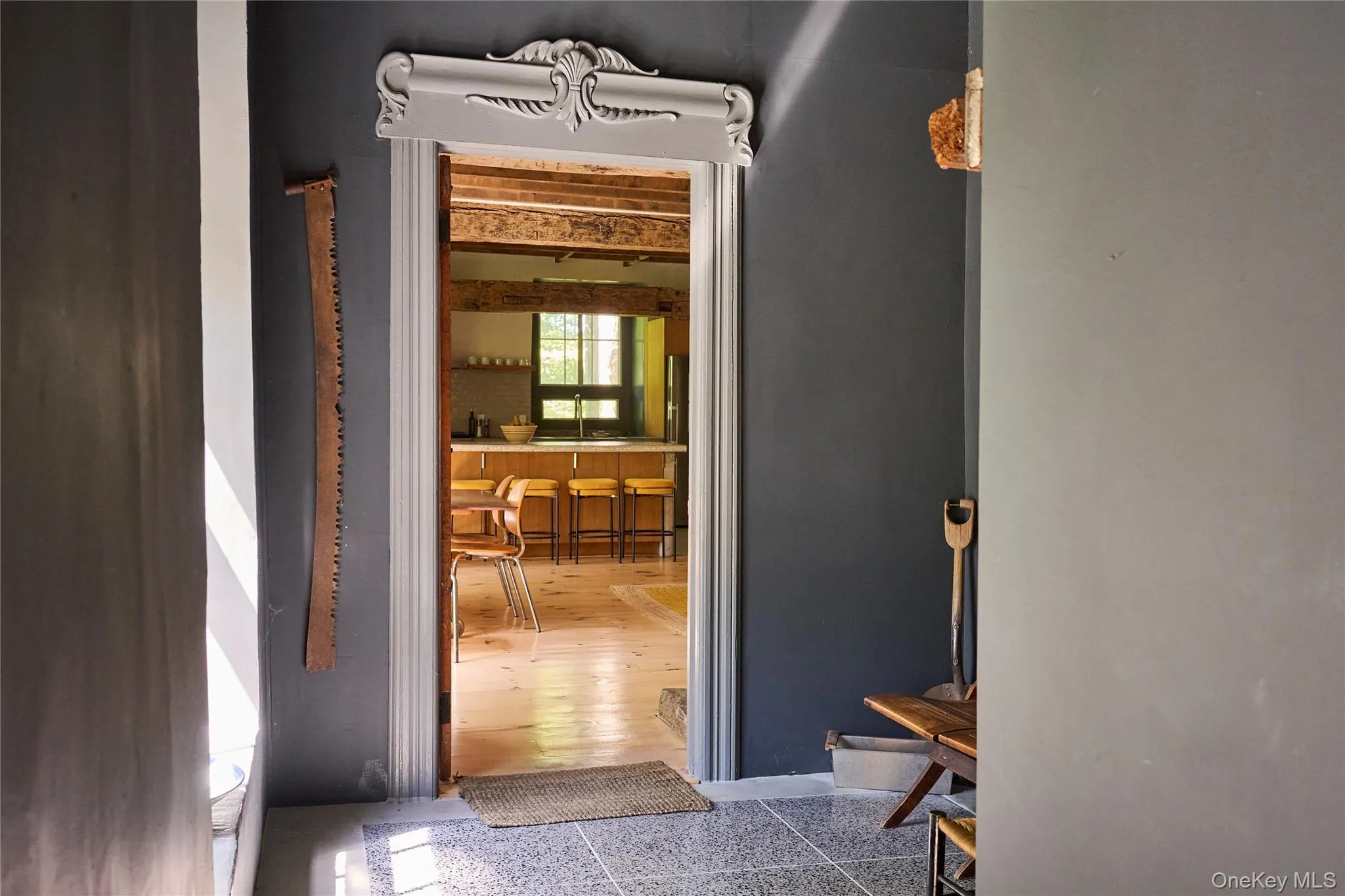 Hall featuring a sink Hall featuring a sink