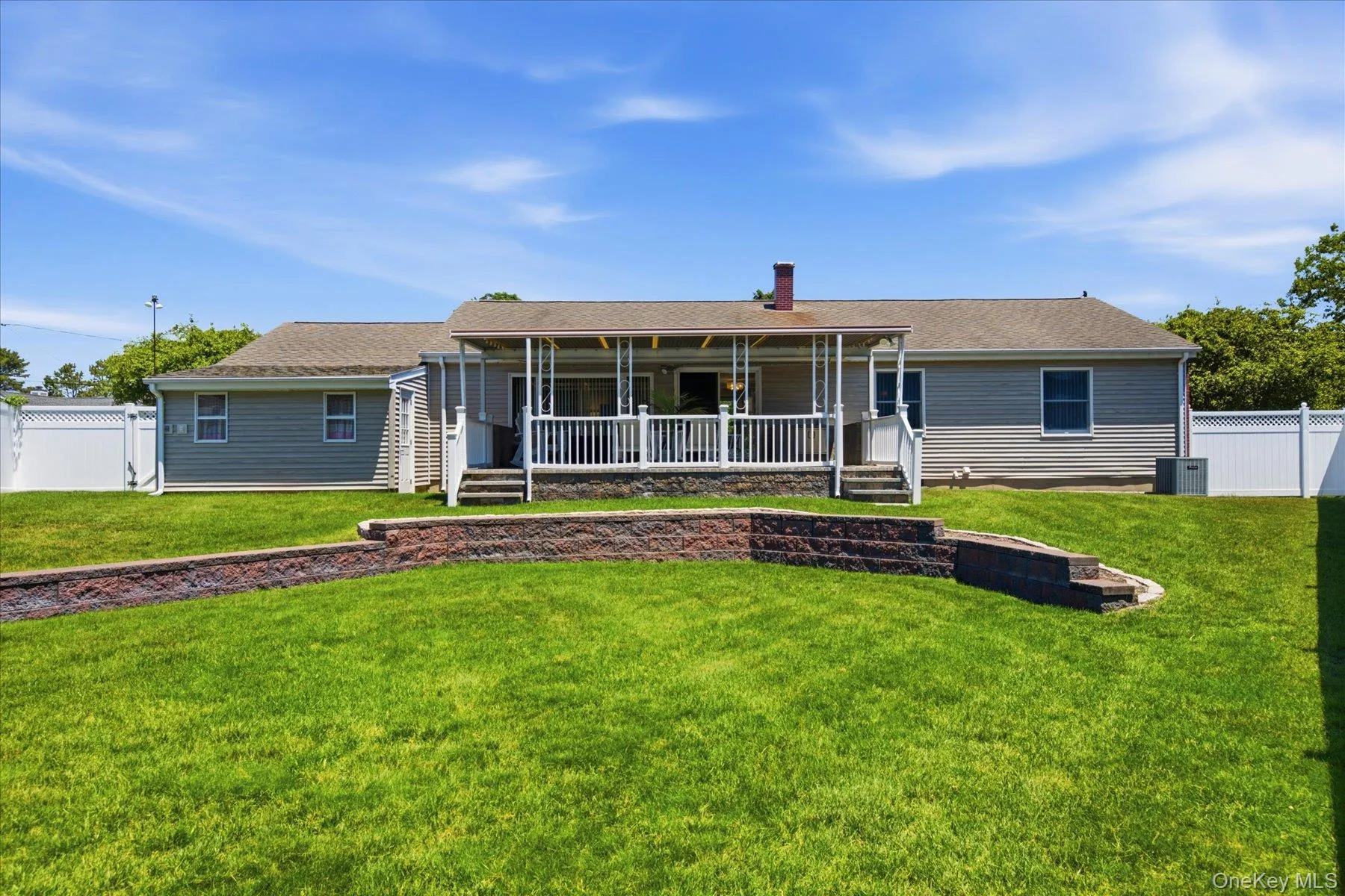 .26 property with nice size yard completely fenced with white vinyl fencing .26 property with nice size yard completely fenced with white vinyl fencing