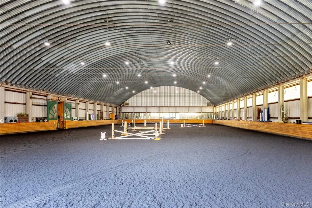2 indoor riding arenas. 2 indoor riding arenas.
