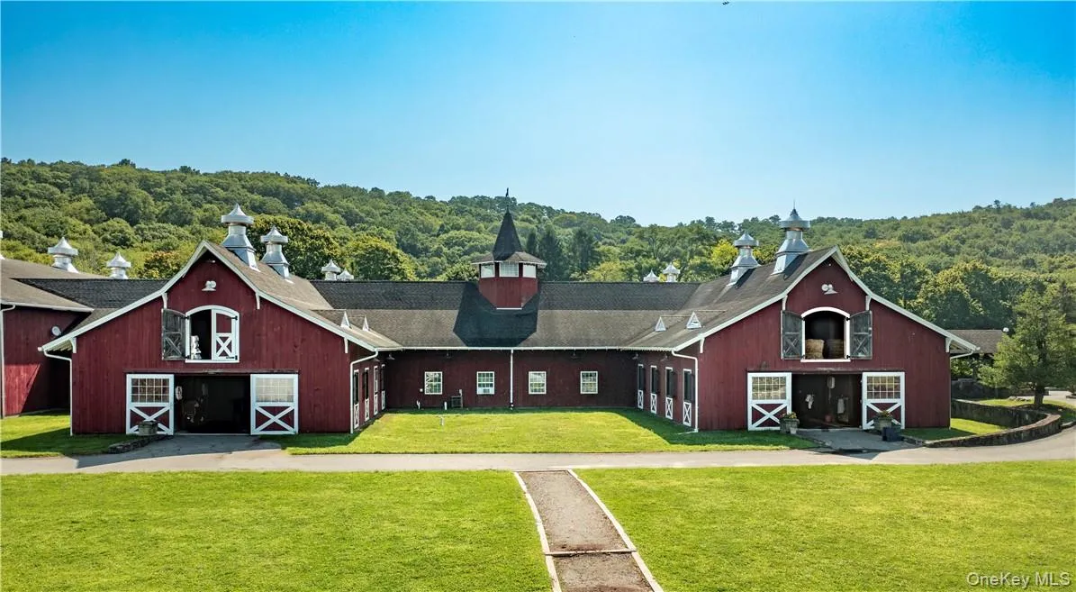 An exceptional equestrian estate set on 247 acres of Quaker Hill's finest countryside. The turnkey, multi-discipline, equestrian facility offers 4 barns with 81 stalls in total. An exceptional equestrian estate set on 247 acres of Quaker Hill's finest countryside. The turnkey, multi-discipline, equestrian facility offers 4 barns with 81 stalls in total.