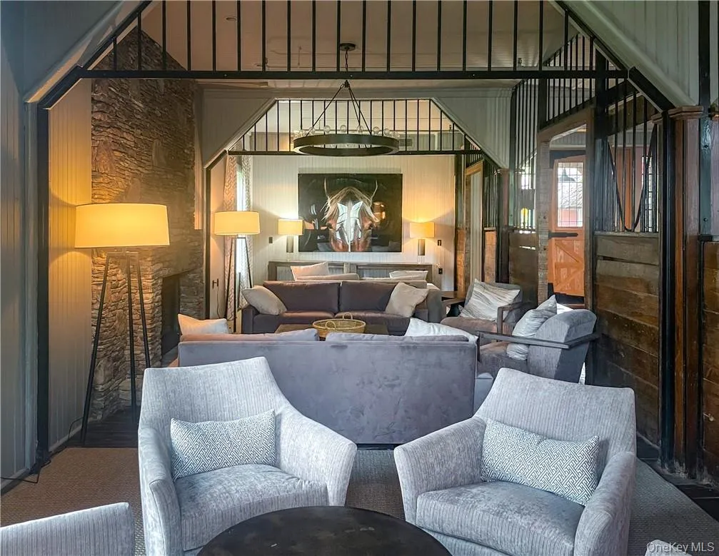 Clubhouse with a fireplace, full kitchen, and bathrooms can accommodate up to 60 people. Clubhouse with a fireplace, full kitchen, and bathrooms can accommodate up to 60 people.