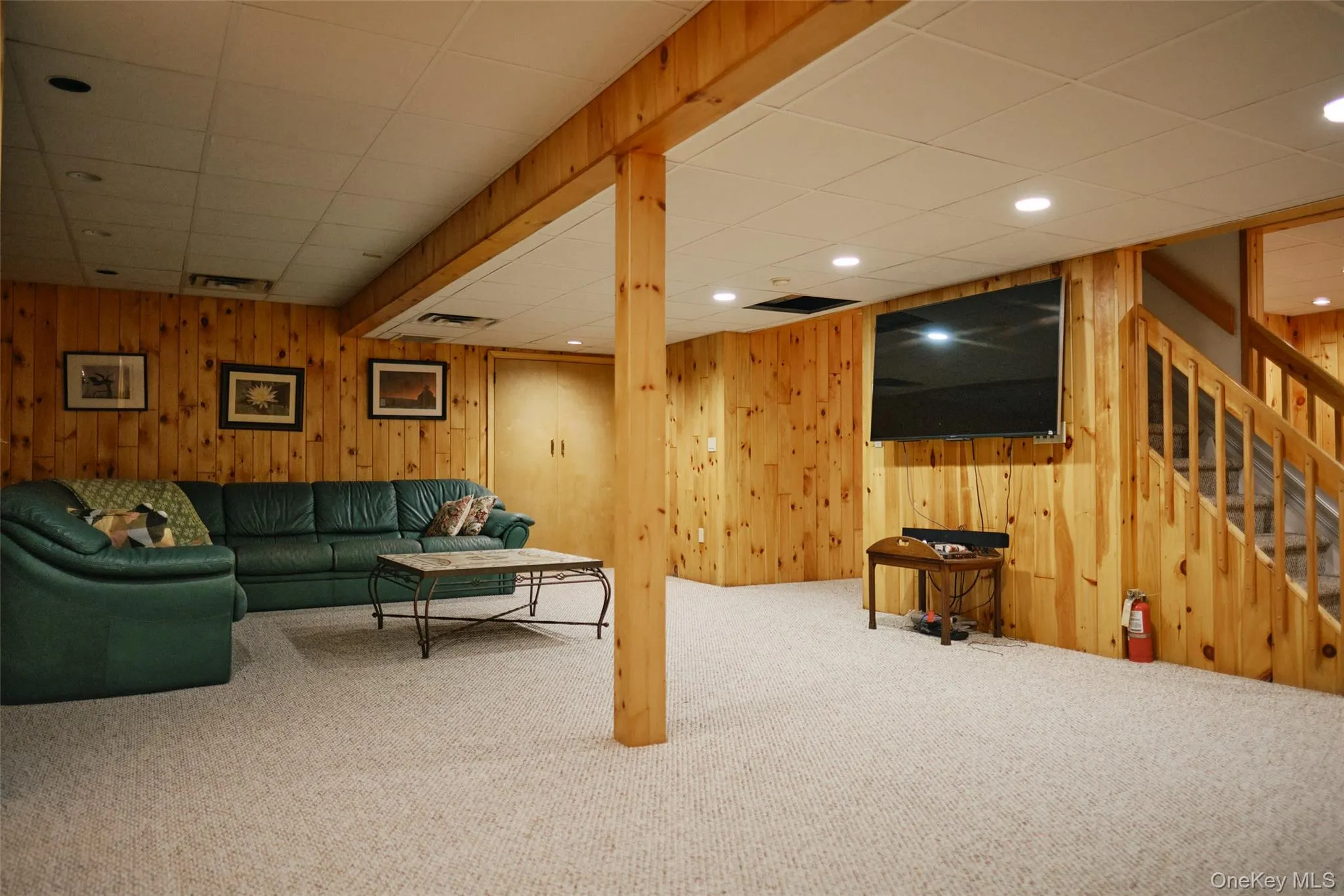 Finished basement Finished basement