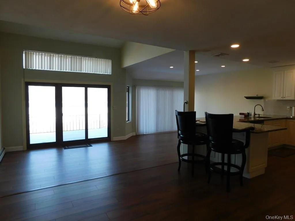 Open living room, dining room, kitchen Open living room, dining room, kitchen