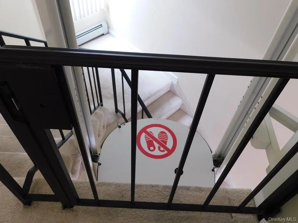 Elevator gate on 2nd floor Elevator gate on 2nd floor