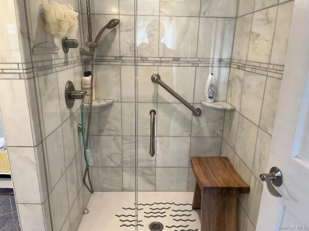 Shower in first floor bathroom Shower in first floor bathroom