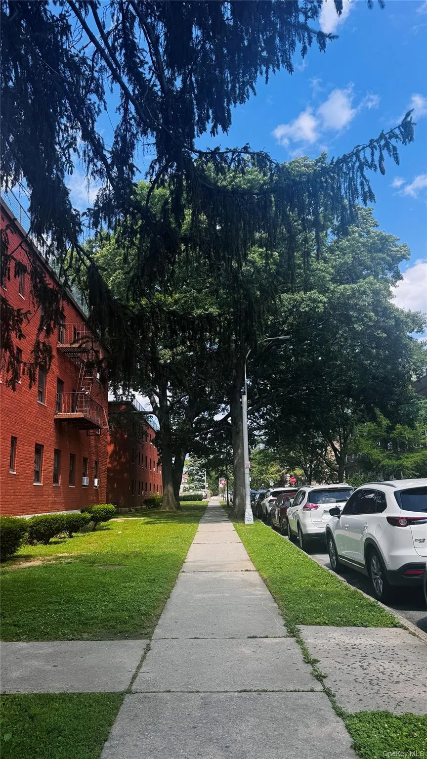 View of road featuring sidewalks View of road featuring sidewalks