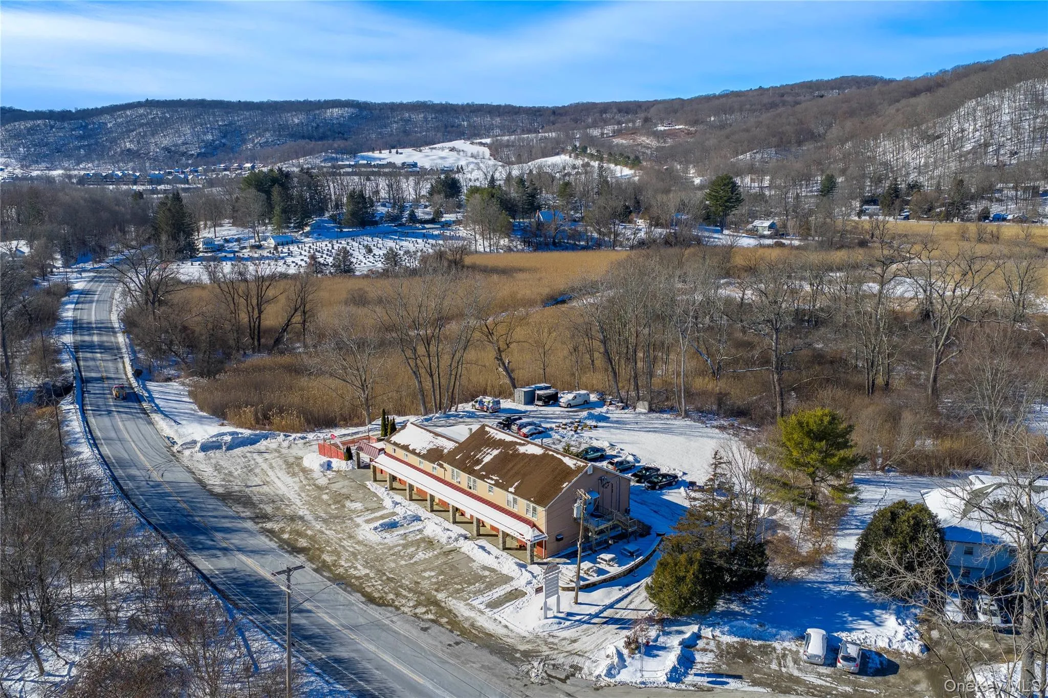 Positioned just south of Main Street in the growing community of Amenia and 2.2 miles to the Wassaic Train Station. Positioned just south of Main Street in the growing community of Amenia and 2.2 miles to the Wassaic Train Station.