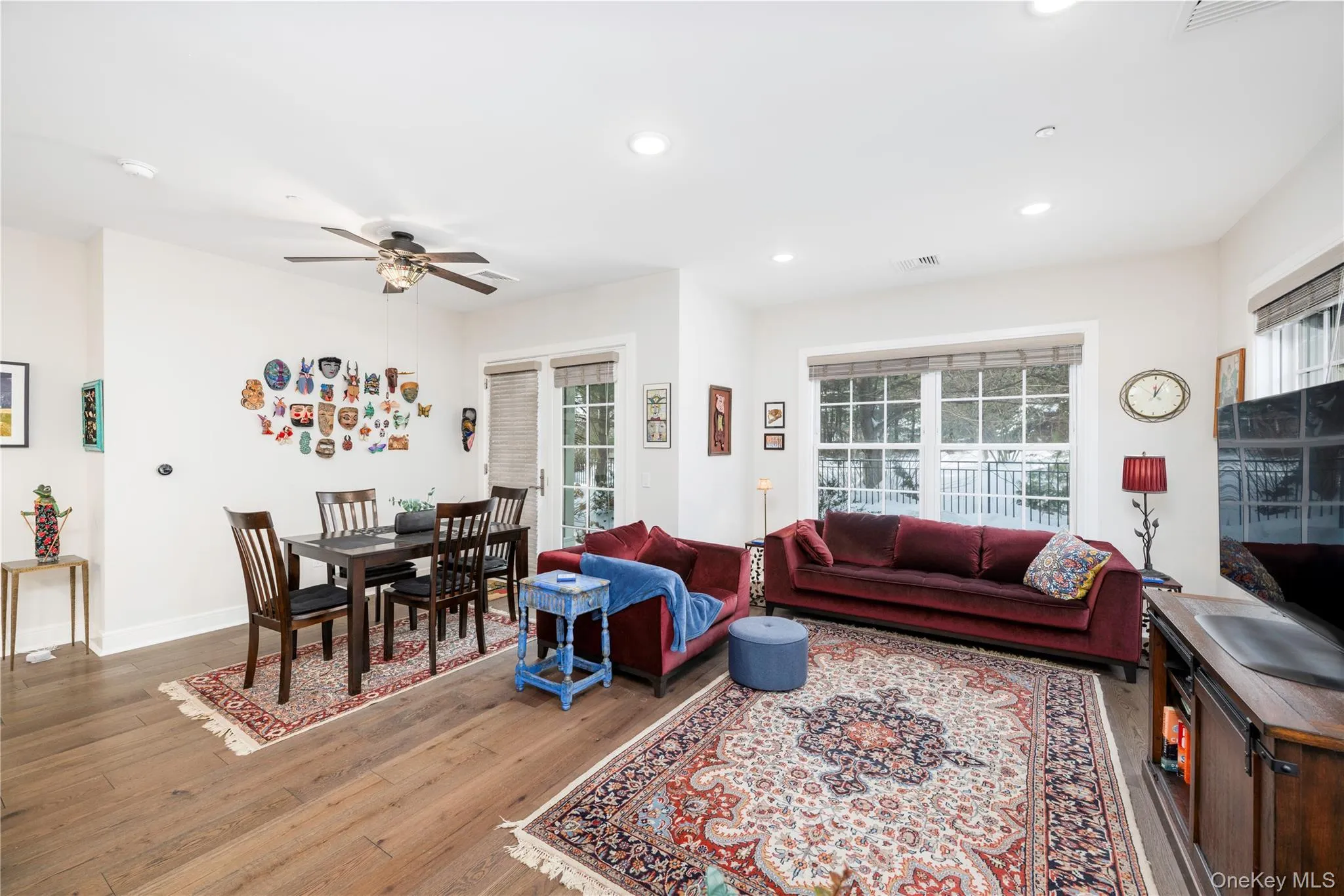 Dining which leads to patio space and into the living space. Dining which leads to patio space and into the living space.