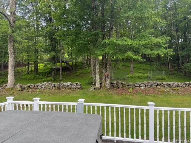 Large deck area. Large deck area.