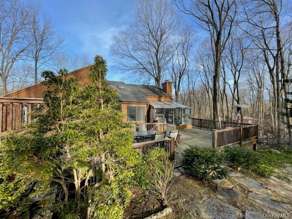 Back of house with deck Back of house with deck