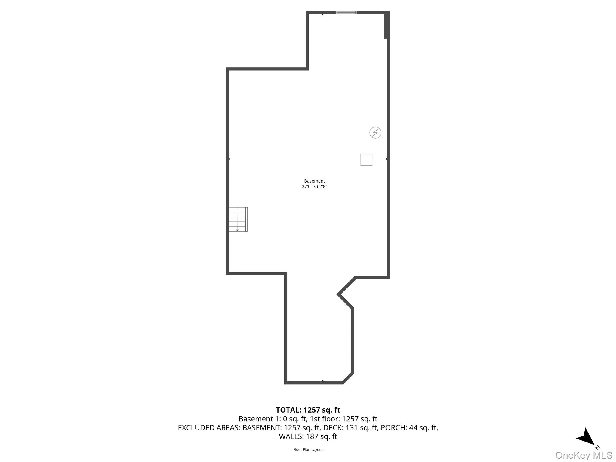 Floor plan basement Floor plan basement