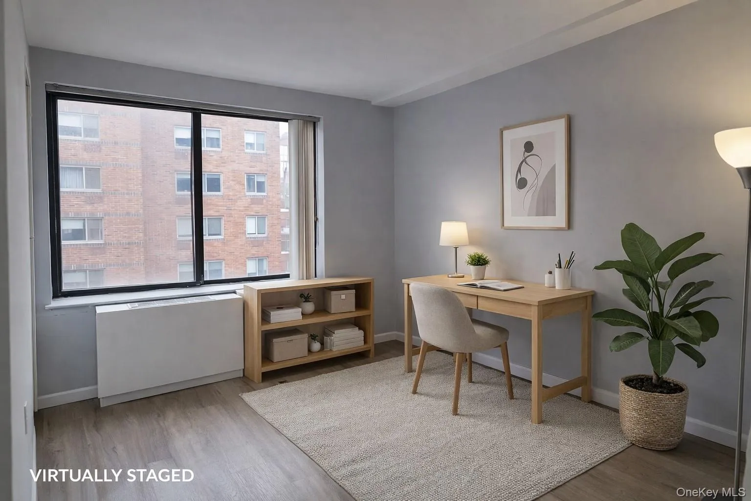 secondary bedroomVirtually staged secondary bedroomVirtually staged