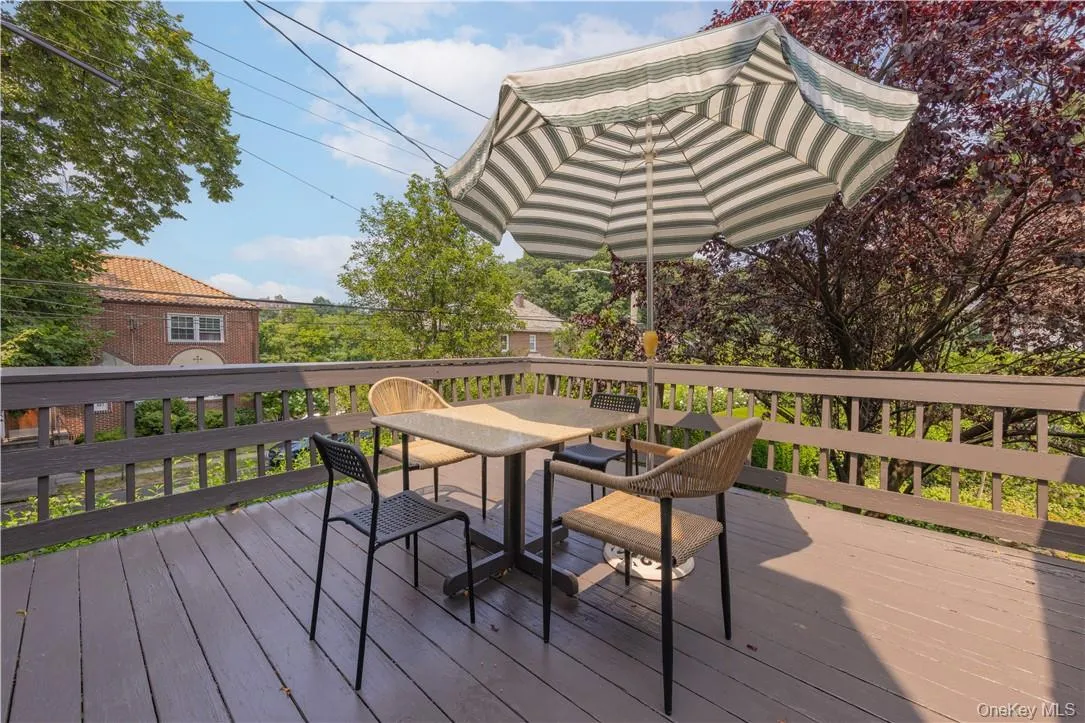 View of wooden deck View of wooden deck